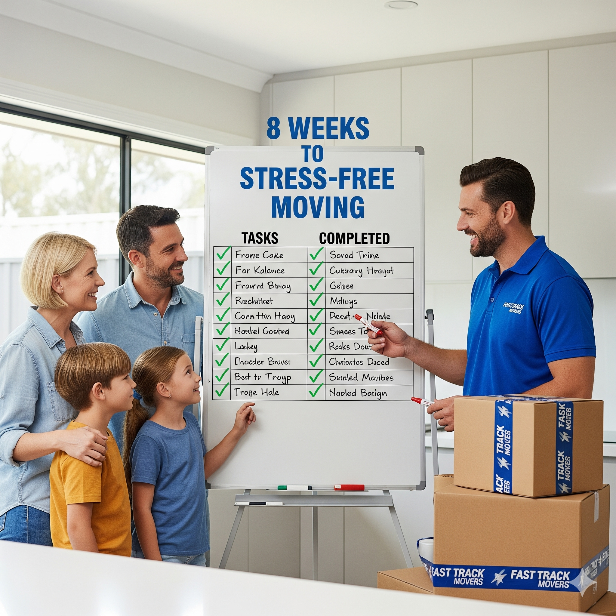Complete Moving Preparation Checklist: 8 Weeks to Stress-Free Moving